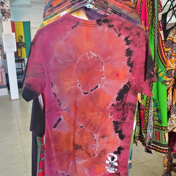 Tie Dye "Ankh" Tee Shirt - Picture 2 of 3